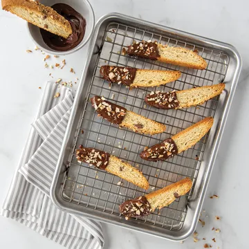 Naturals クォーターシート ベーキングパン ラック付き - Silver - Nordic Ware