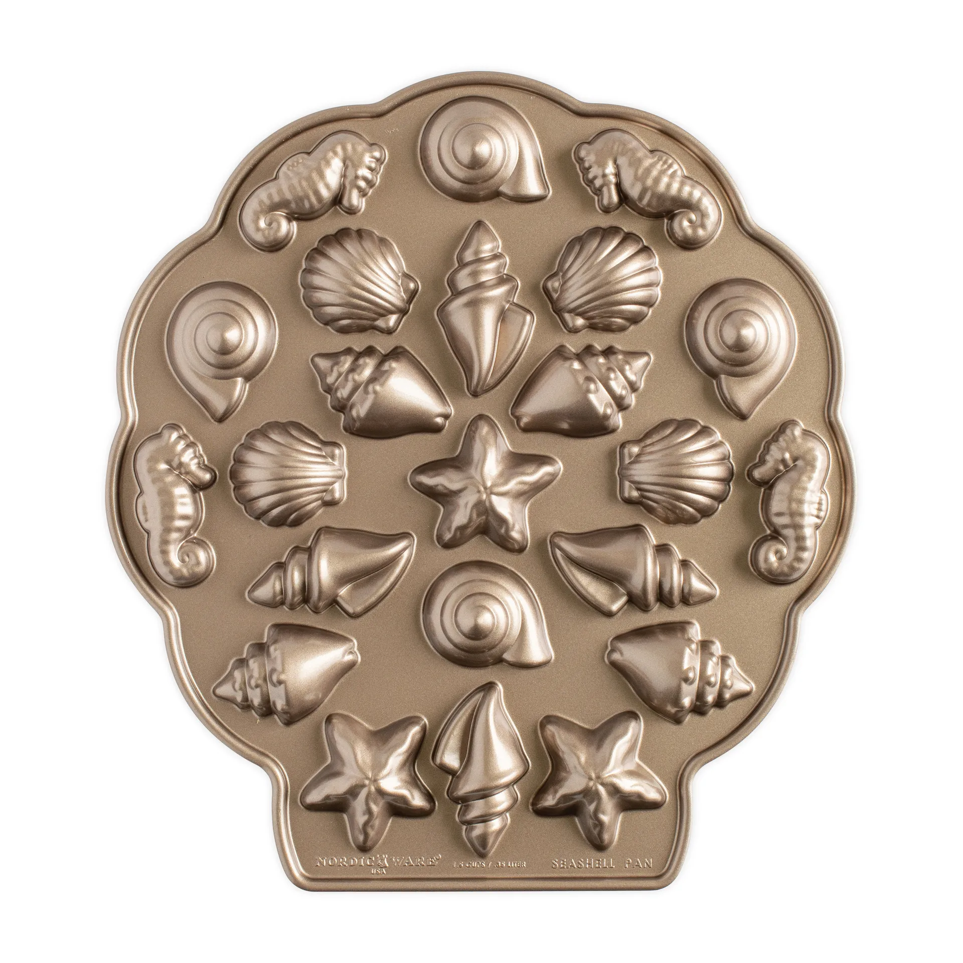 Nordic Ware 貝殻ミニケーキ ベーキング 焼き型, 0.4 L Nordic Ware