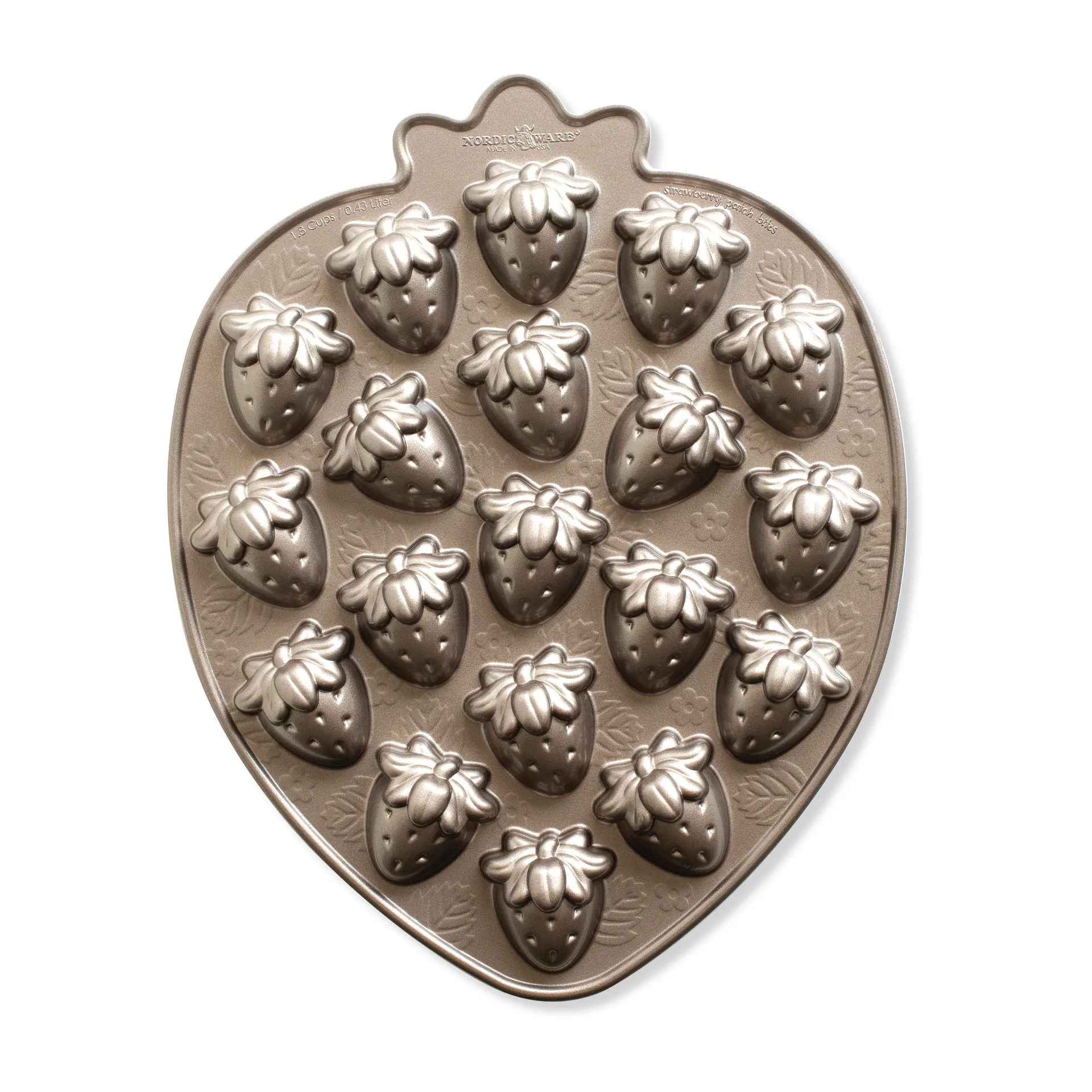 Nordic Ware ストロベリーバイツ 焼き型, 0.4 L Nordic Ware