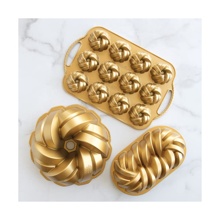 Nordic Ware 編み込み式パン型 1,4 L, Gold Nordic Ware