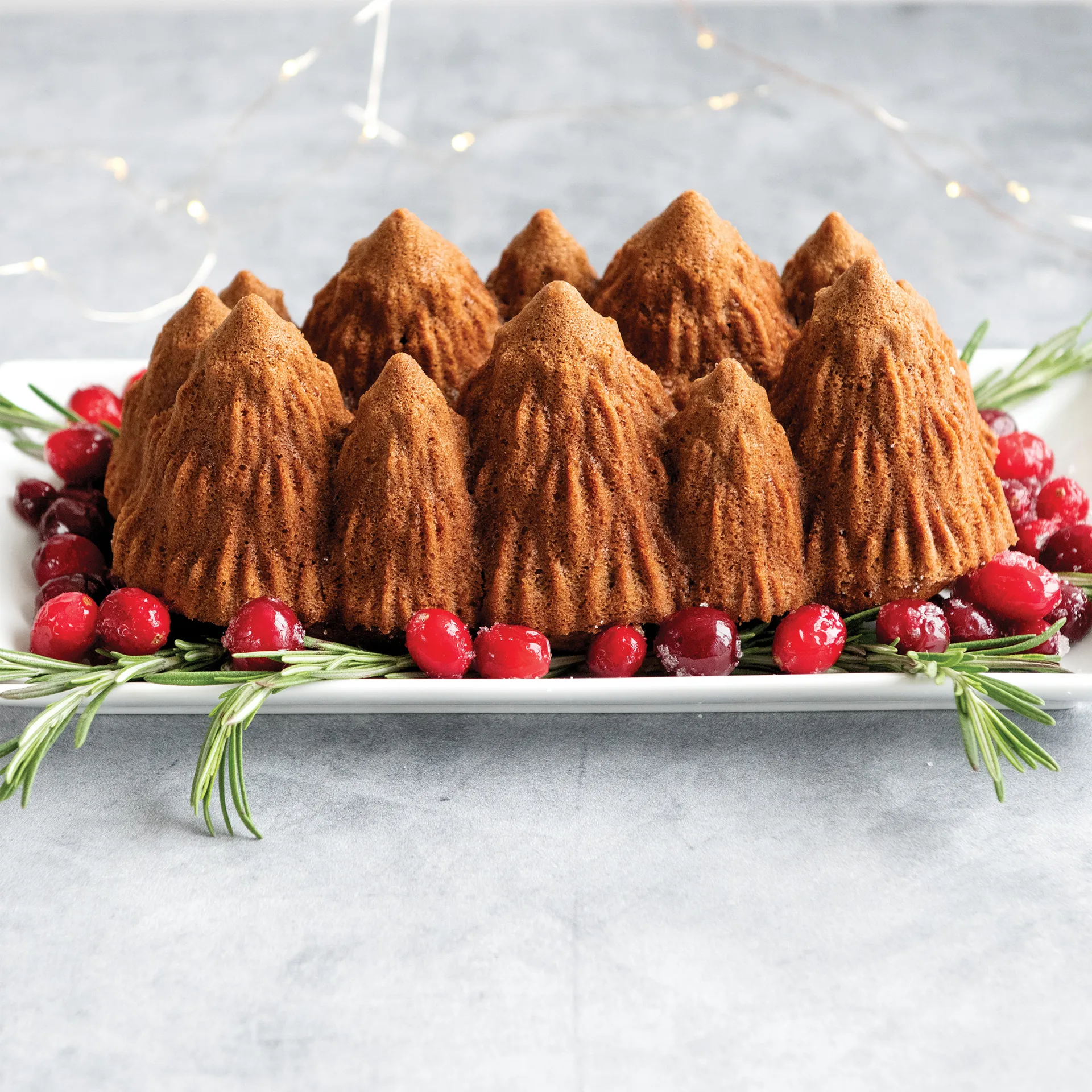 Nordic Ware Alpine Forest ベーキングパン, Silver Nordic Ware