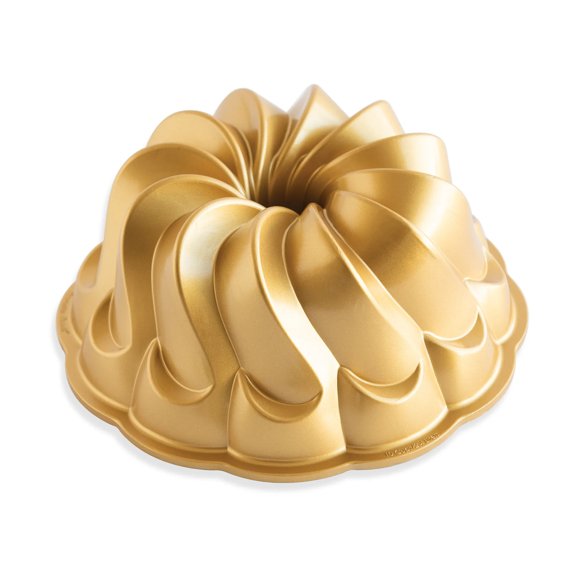 Nordic Ware pirouette bundt 焼き型 2.4 L, Gold Nordic Ware