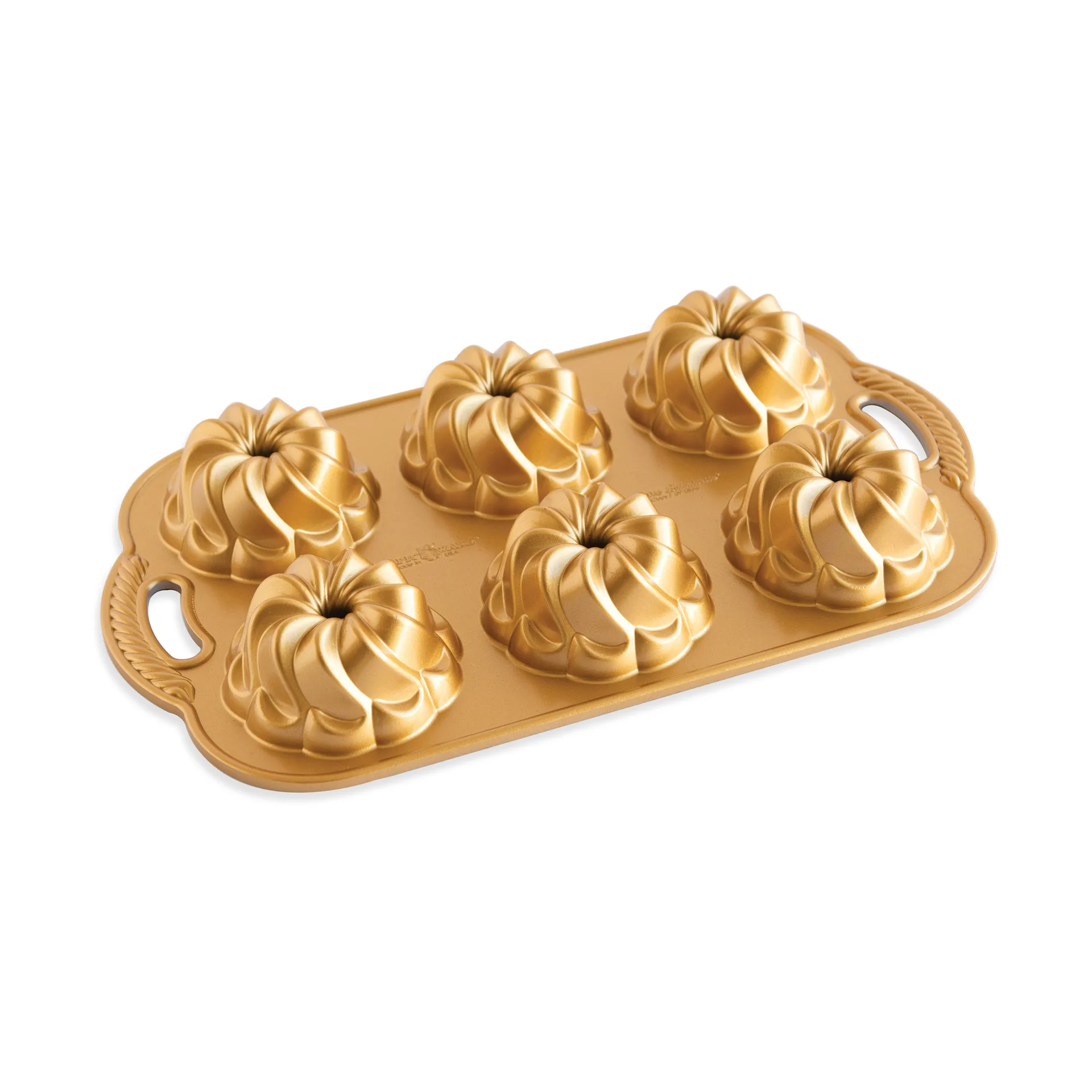 Nordic Ware pirouette bundtlette 焼き型 1.2 L, Gold Nordic Ware