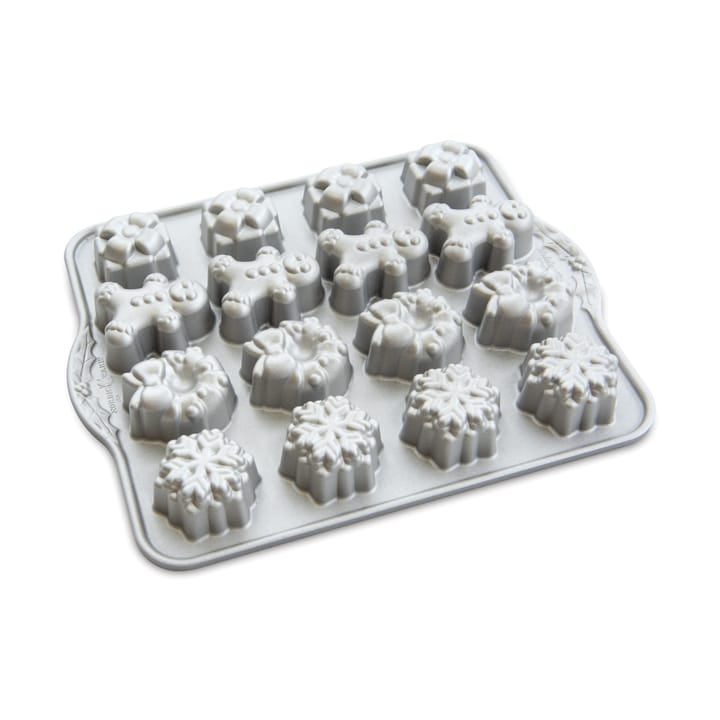 Nordic Ware ホリデー ティーケーキ焼き型 - Silver - Nordic Ware | ノルディックウェア