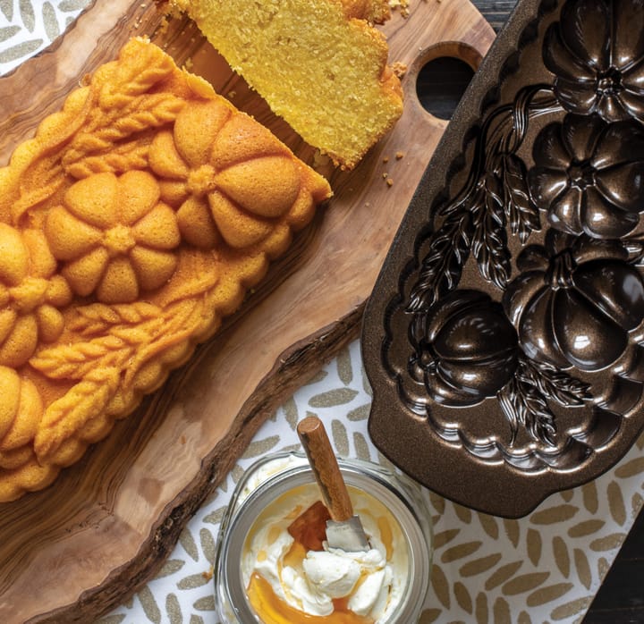 Nordic Ware Wheat & Pumpkin パン焼き型 1,4 L, Bronze Nordic Ware