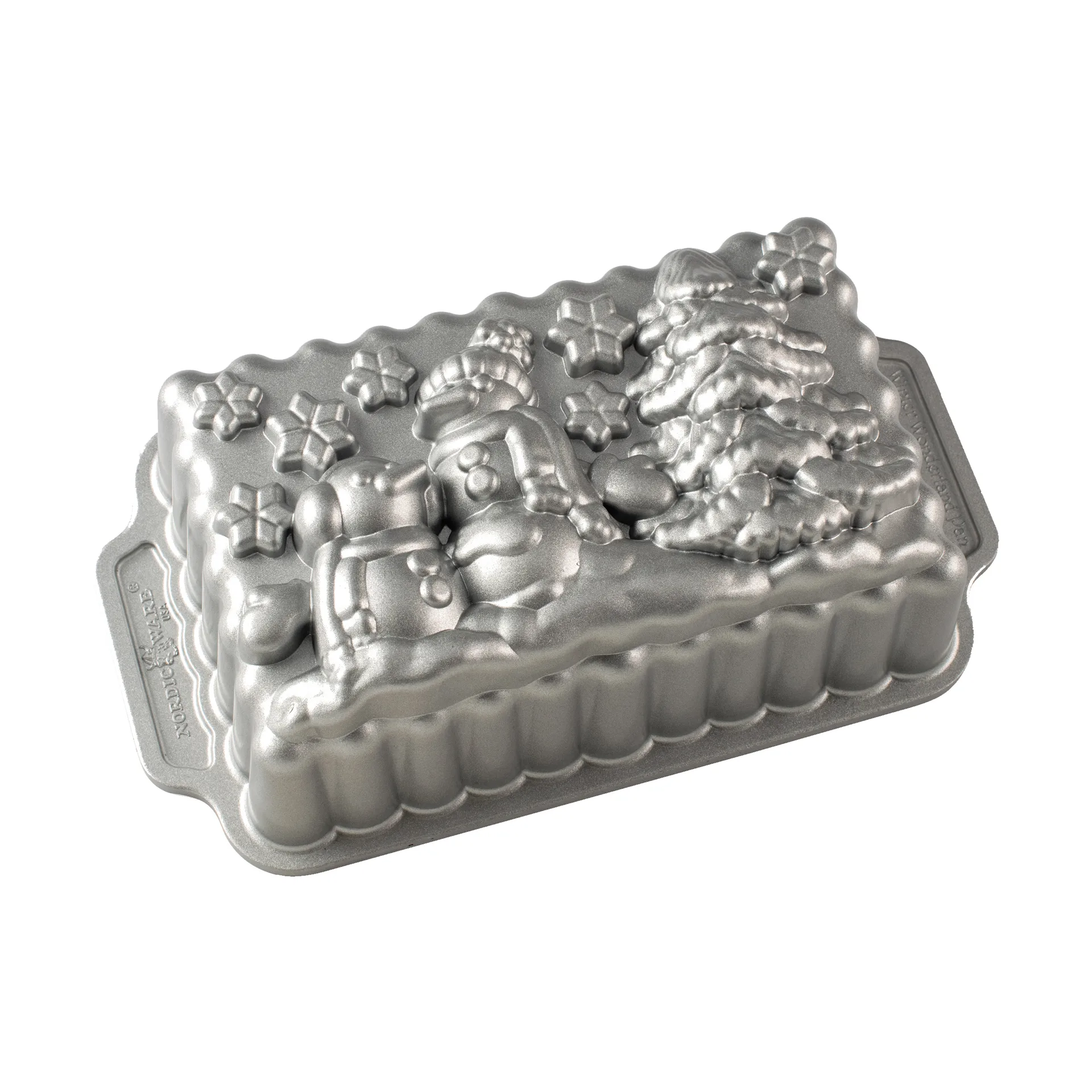 Nordic Ware Winter Wonderland パン焼き型 1,4 L, Silver Nordic Ware