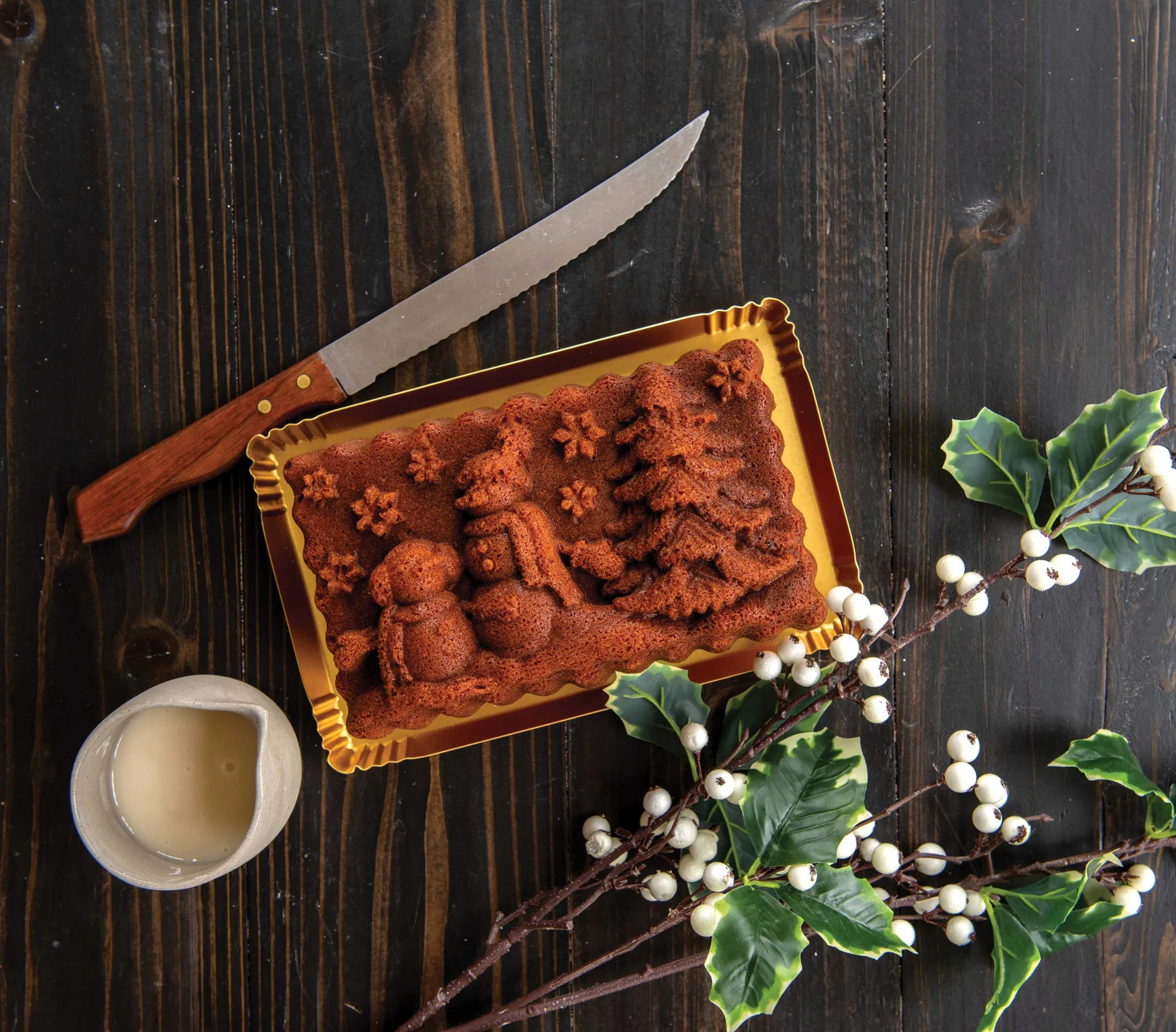 Nordic Ware Winter Wonderland パン焼き型 1,4 L, Silver Nordic Ware