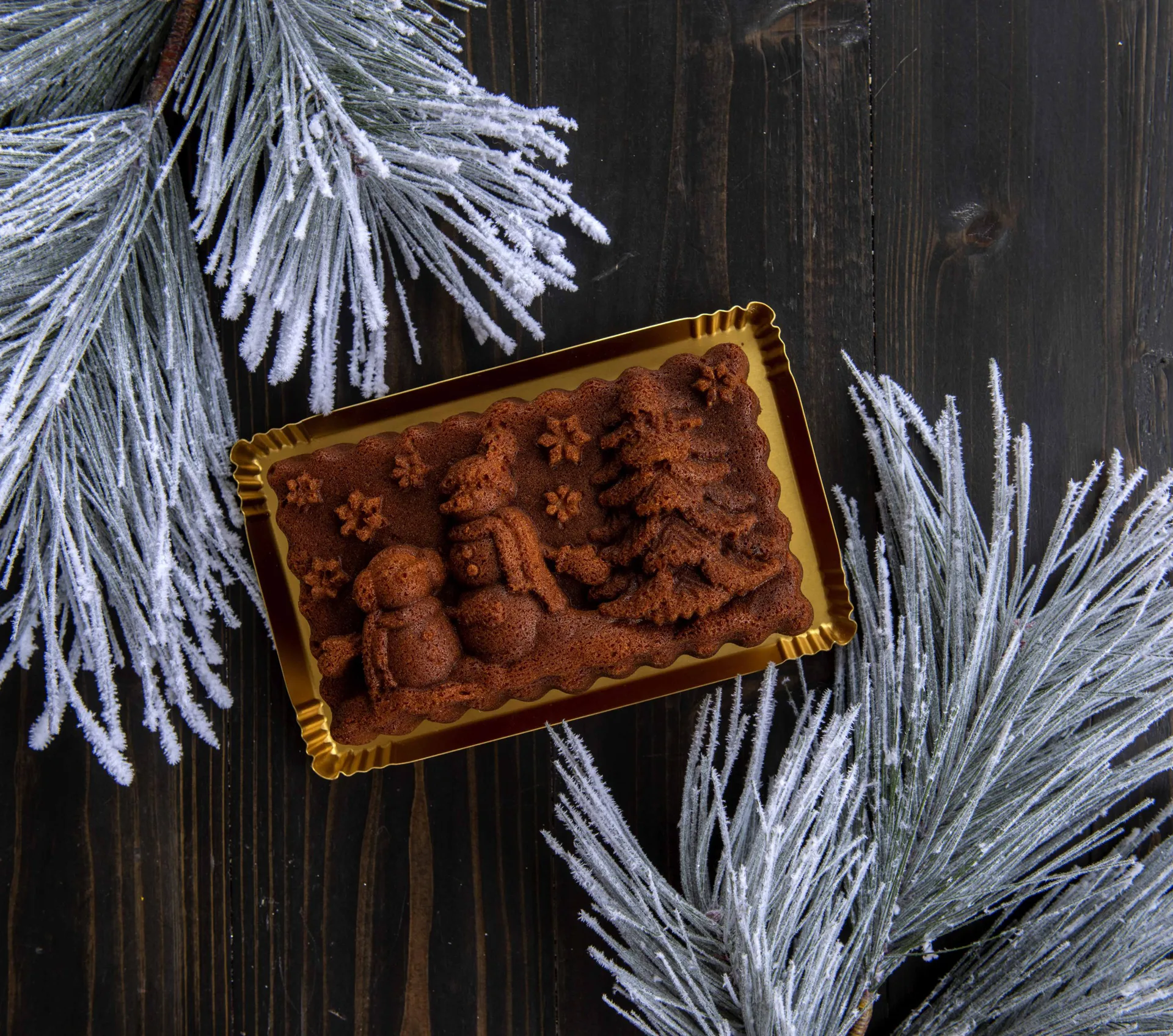 Nordic Ware Winter Wonderland パン焼き型 1,4 L, Silver Nordic Ware