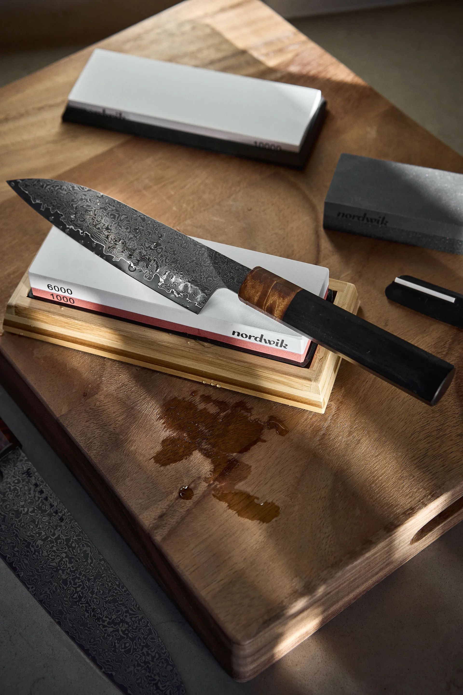 砥石 台付き, 1000/6000 grit Nordwik