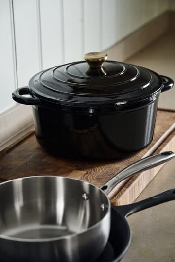 エナメル鋳鉄鍋 5 L - Black - Nordwik