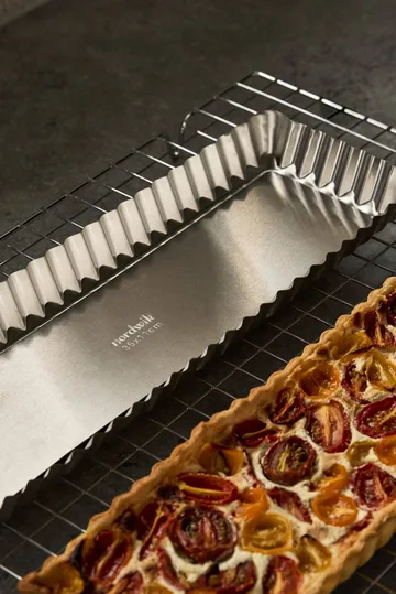 BAKE 底取れ式パイ型 - Rectangular, stainless steel, 35x11 cm - Nordwik | ノードウィック