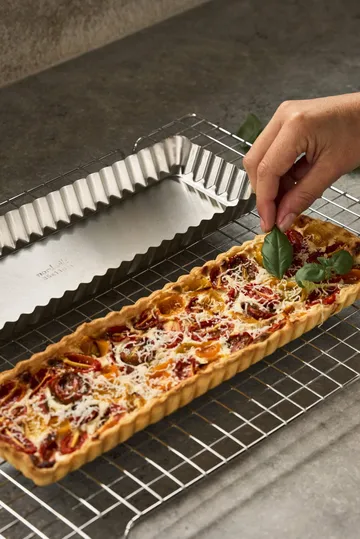 BAKE 底取れ式パイ型 - Rectangular, stainless steel, 35x11 cm - Nordwik | ノードウィック