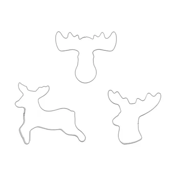 BAKE ジンジャーブレッドクッキー型 - Reindeer, 3 pieces - Nordwik | ノードウィック