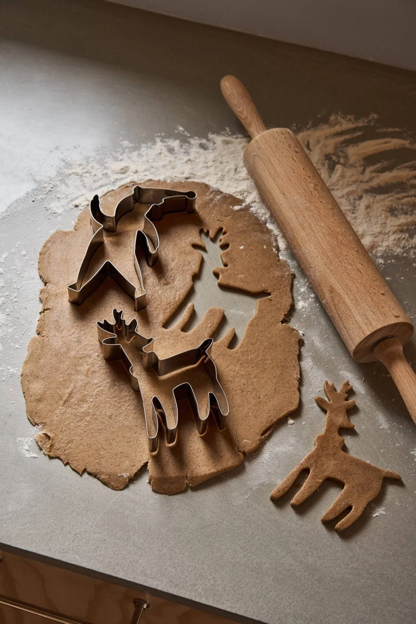BAKE ジンジャーブレッドクッキー型, Santa & reindeer, 2 pieces Nordwik | ノードウィック