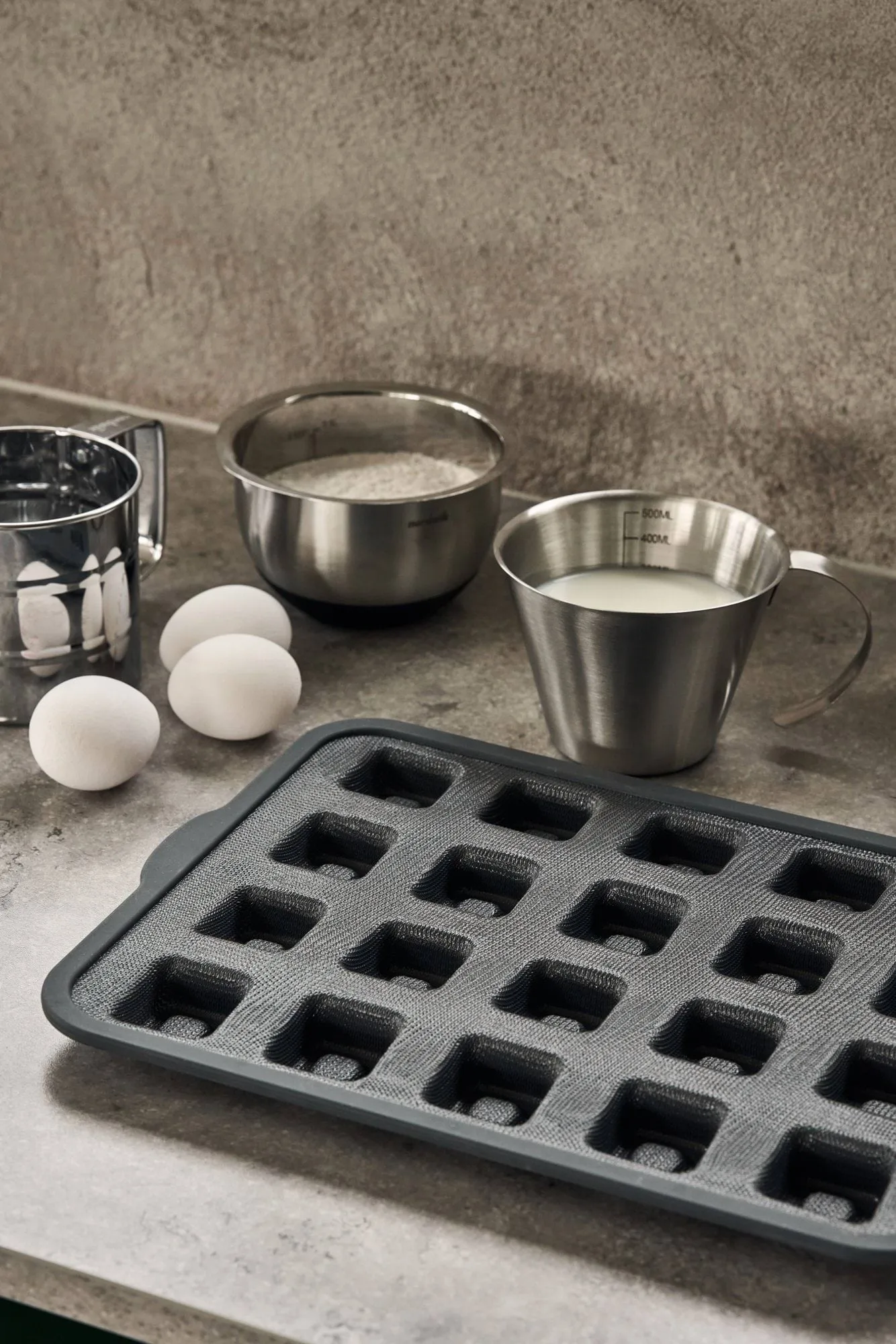 BAKE シリコン型 補強フレーム付き, Square, 20 pcs Nordwik | ノードウィック