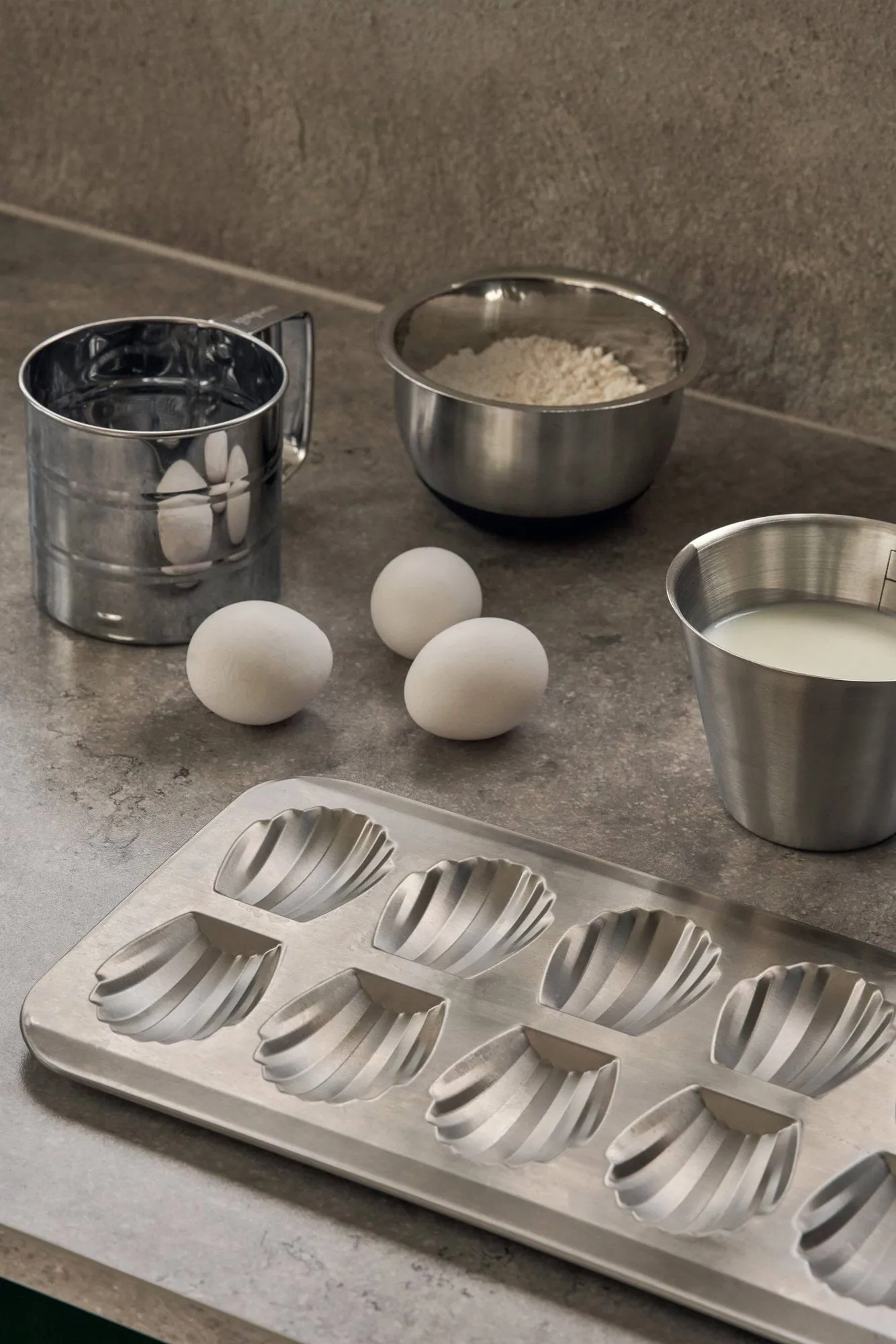 BAKE マドレーヌ型, Stainless steel, 12 pcs Nordwik | ノードウィック