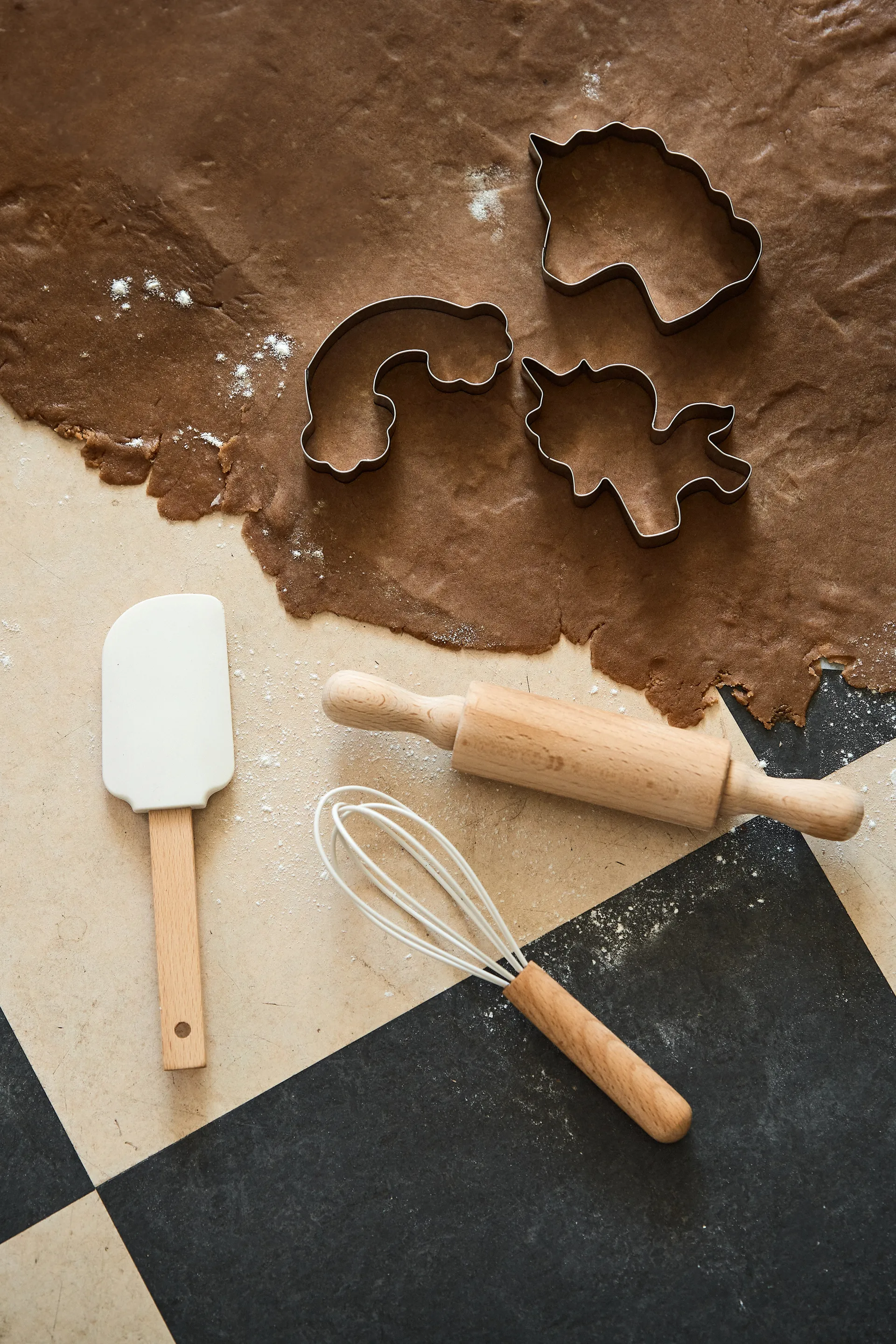 Nordwik 子供用ベーキング調理器具セット シリコン 3ピース, Cream Nordwik