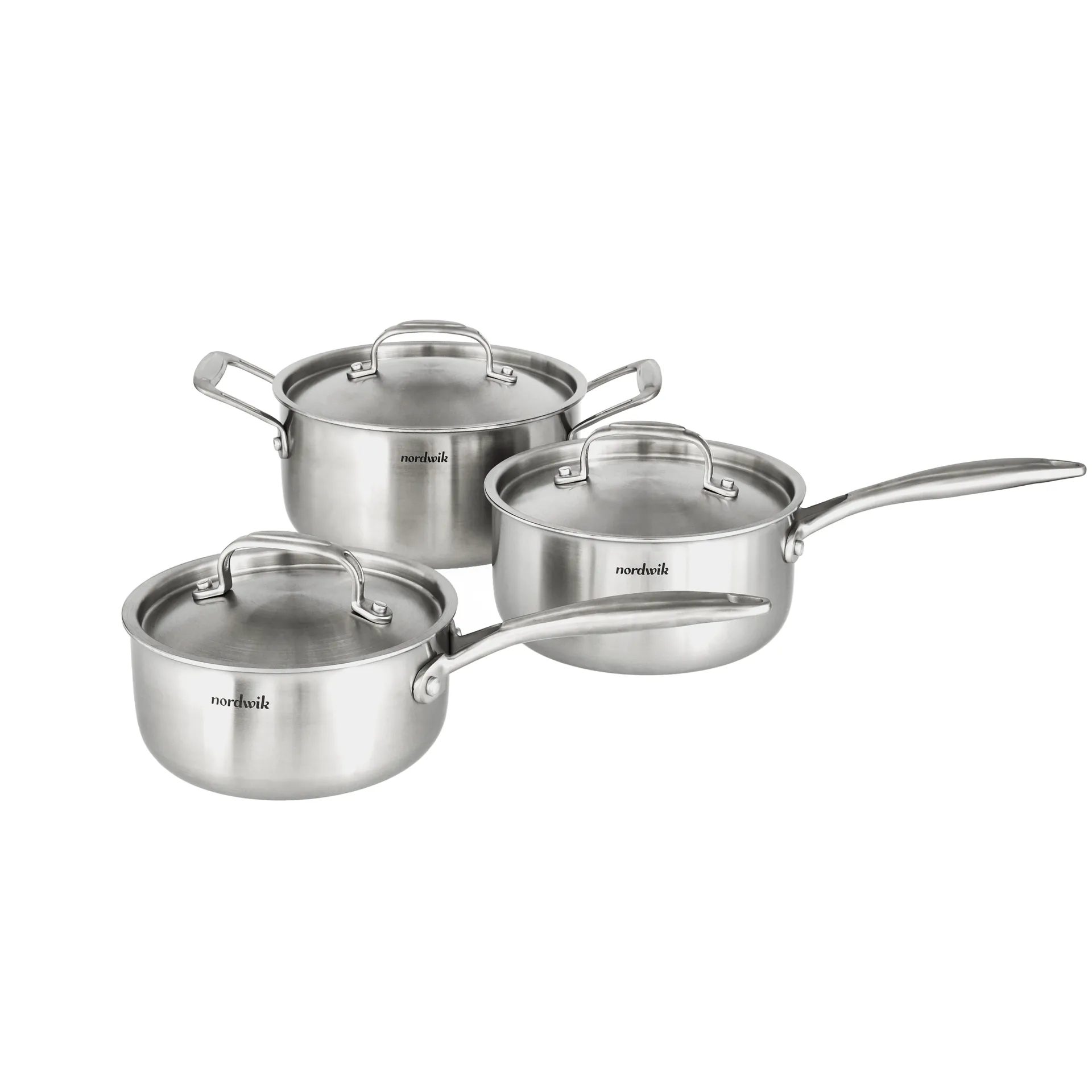 Nordwik 鍋セット 3-ply 3ピース, 1.5 L, 2 L, 3 L Nordwik | ノードウィック