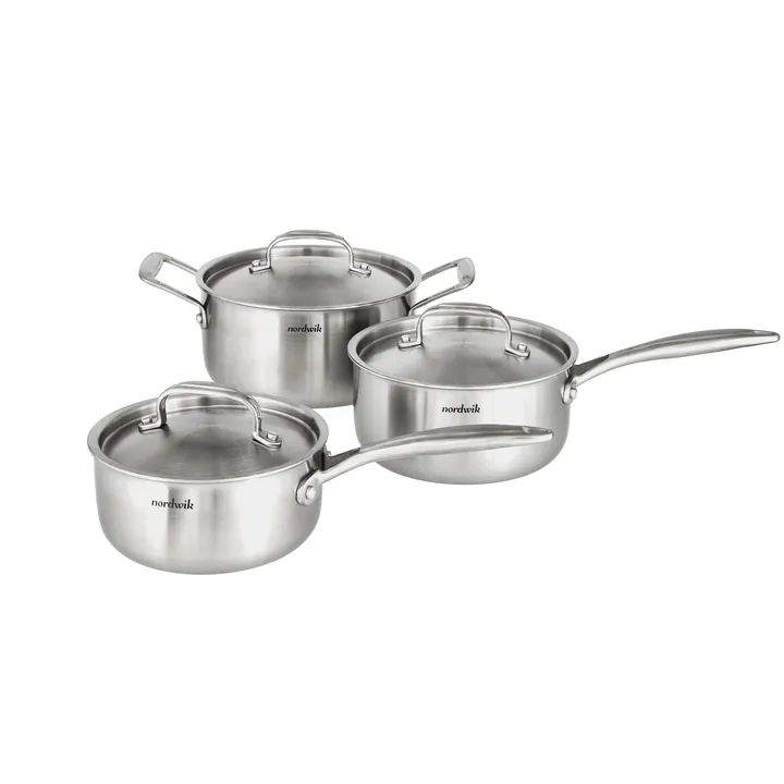 Nordwik 鍋セット 3-ply 3ピース - 1.5 L, 2 L, 3 L - Nordwik | ノードウィック