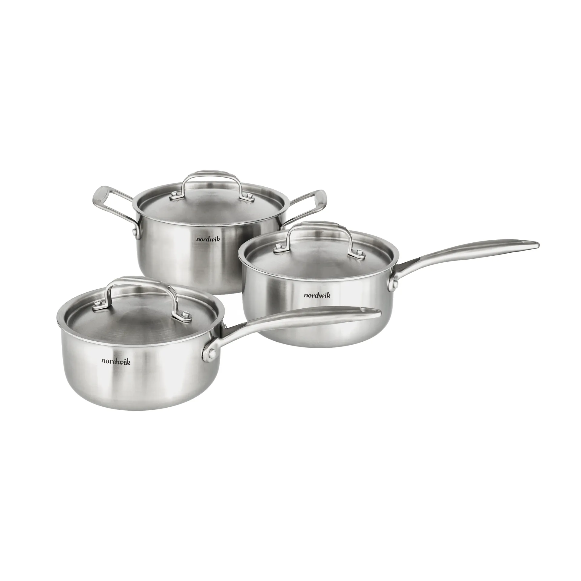 Nordwik 鍋セット 3-ply 3ピース, 1.5 L, 2 L, 3 L Nordwik | ノードウィック