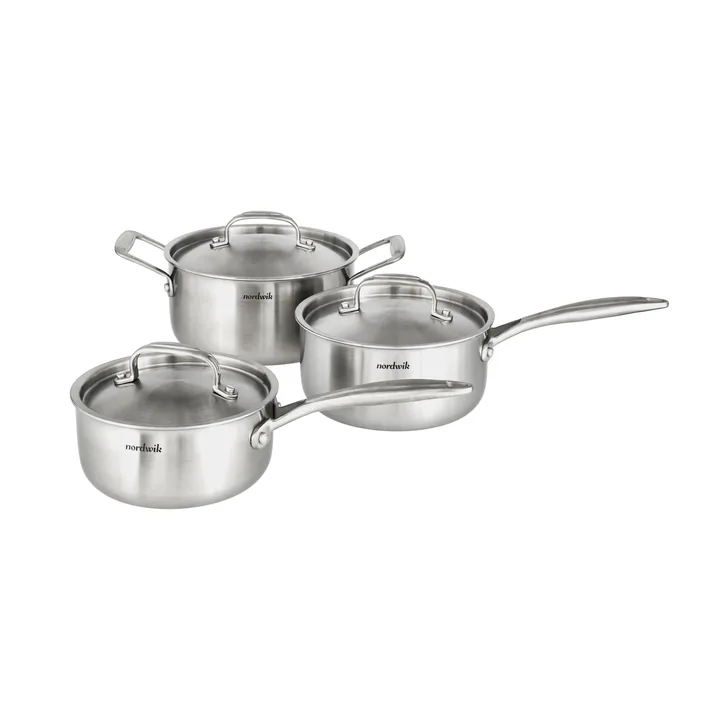 Nordwik 鍋セット 3-ply 3ピース - 1.5 L, 2 L, 3 L - Nordwik | ノードウィック