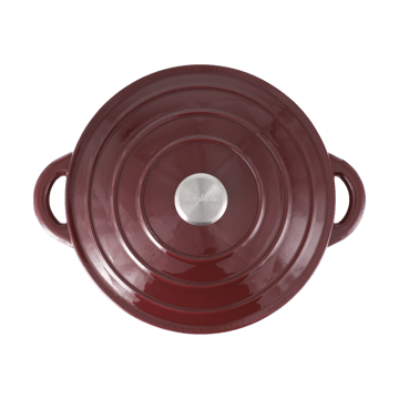 Nordwik 鋼鉄鍋 round 5 l - Burgundy - Nordwik