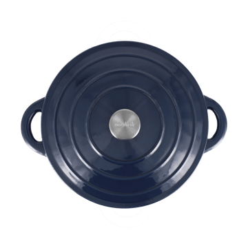 Nordwik 鋼鉄鍋 round 5 l - Dark Blue - Nordwik