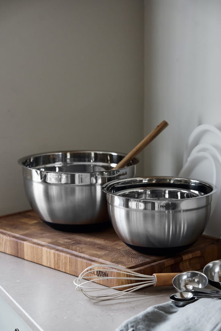 蓋付きボウル Premium 3個セット, Stainless steel Nordwik