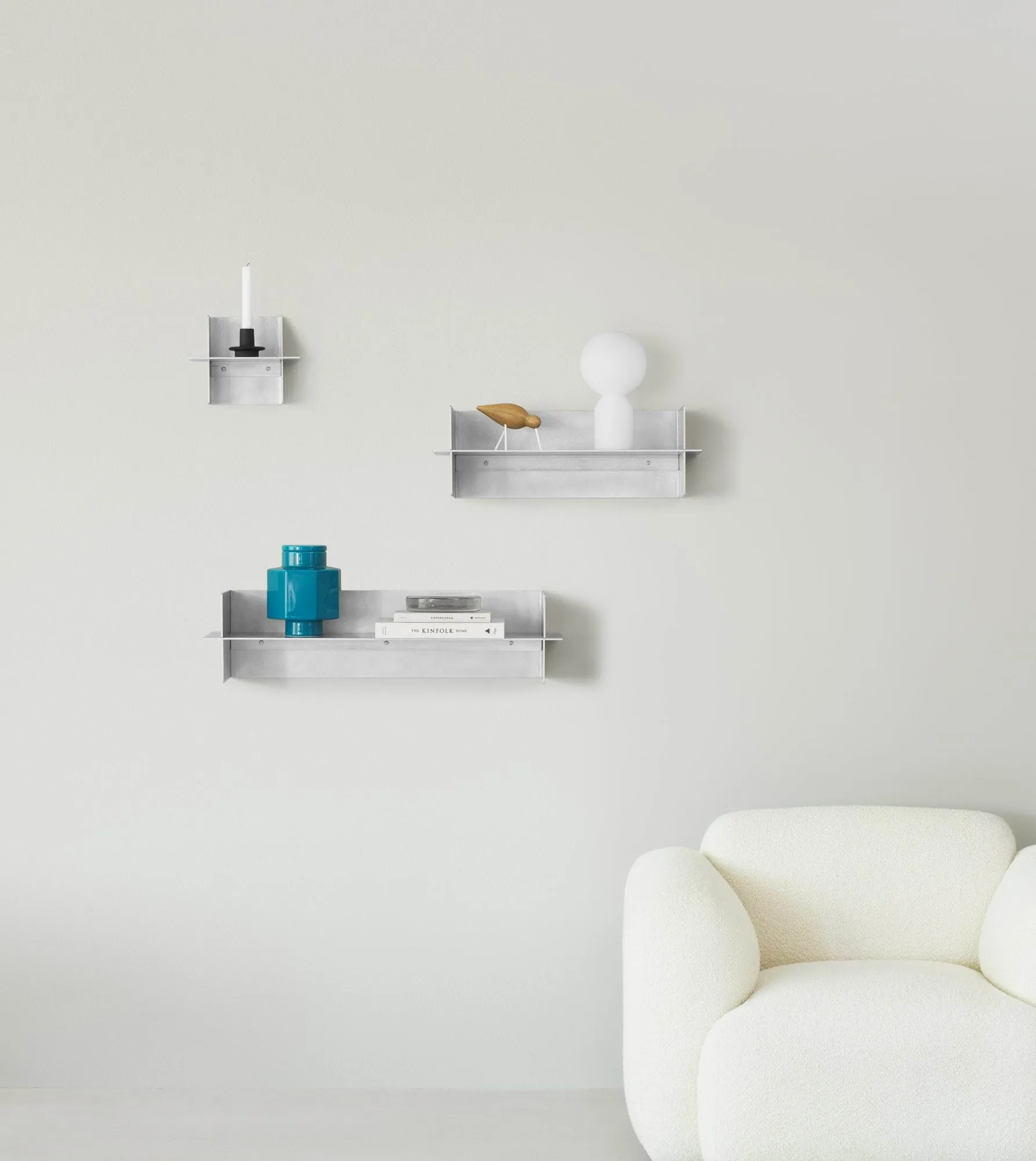 Alu シェルフ 25 cm, Aluminium Normann Copenhagen | ノーマンコペンハーゲン