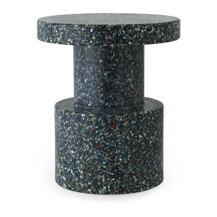 Bit ラウンド スツール - Black-multi, Ø36x42 cm - Normann Copenhagen | ノーマンコペンハーゲン