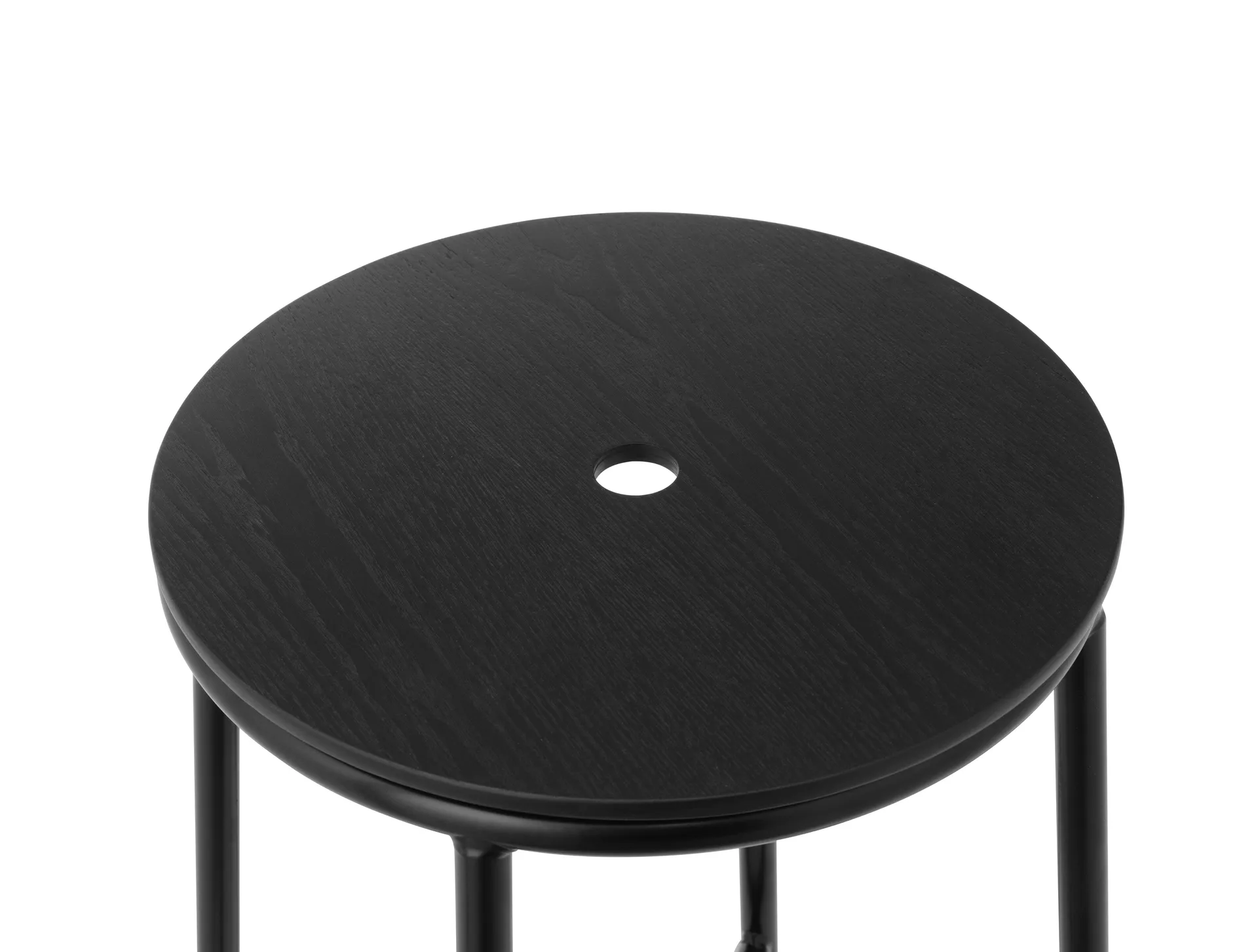Circa スツール 45 cm, Black oak Normann Copenhagen | ノーマンコペンハーゲン