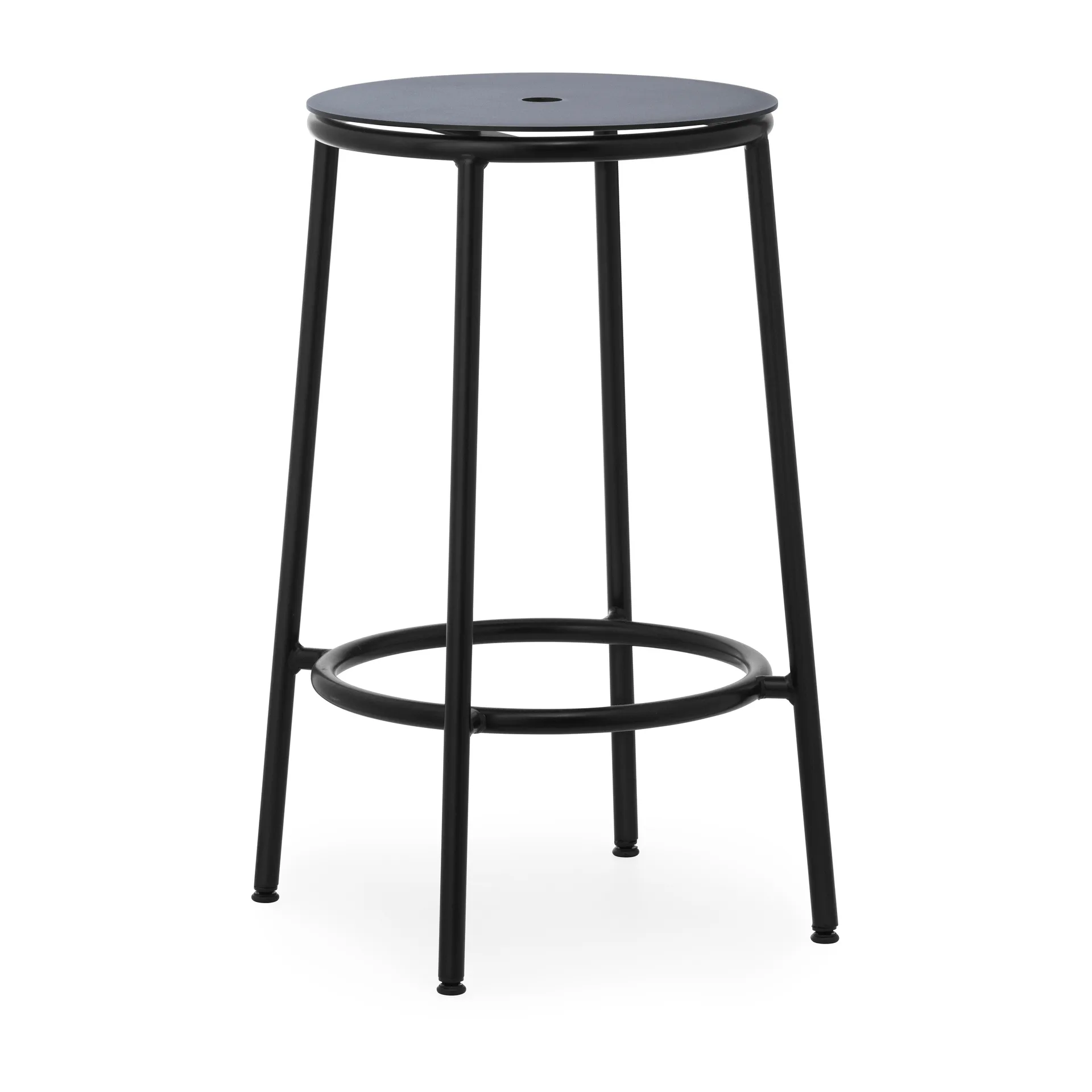 Circa バースツール 65 cm, Black aluminium Normann Copenhagen | ノーマンコペンハーゲン
