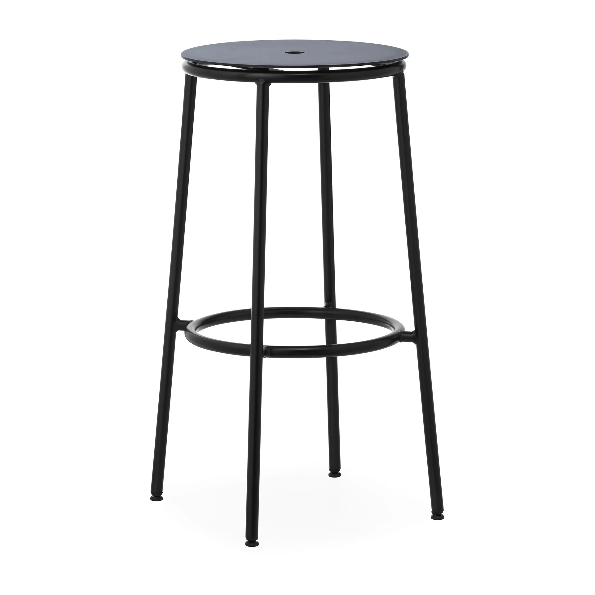 Circa バースツール 75 cm, Black aluminum Normann Copenhagen | ノーマンコペンハーゲン