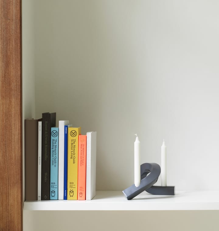 Crooked キャンドルホルダー 2, Grey Normann Copenhagen | ノーマンコペンハーゲン
