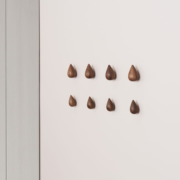 Dropit knob 2パック ウォルナッツ, large Normann Copenhagen | ノーマンコペンハーゲン