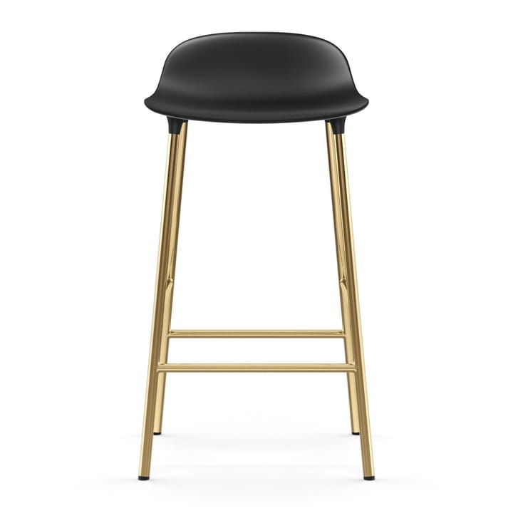 Form バースツール ブロンズレッグ 65 cm, Black Normann Copenhagen | ノーマンコペンハーゲン