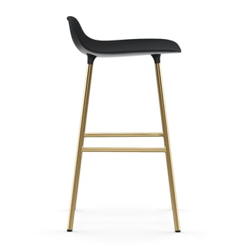 Form バースツール ブロンズレッグ 65 cm - Black - Normann Copenhagen | ノーマンコペンハーゲン