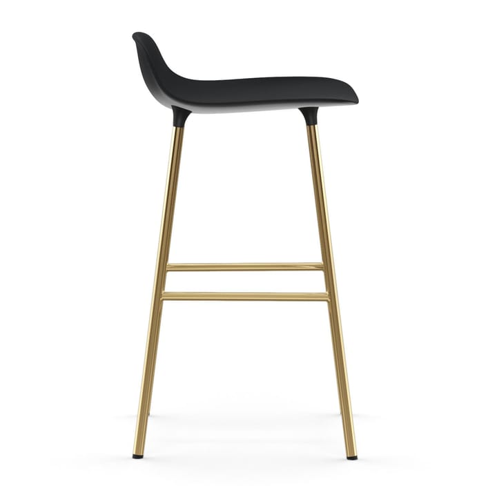 Form バースツール ブロンズレッグ 65 cm, Black Normann Copenhagen | ノーマンコペンハーゲン