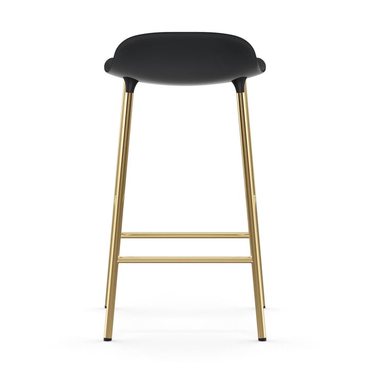 Form バースツール ブロンズレッグ 65 cm, Black Normann Copenhagen | ノーマンコペンハーゲン