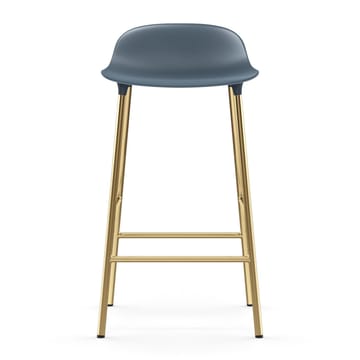 Form バースツール ブロンズレッグ 65 cm - Blue - Normann Copenhagen | ノーマンコペンハーゲン