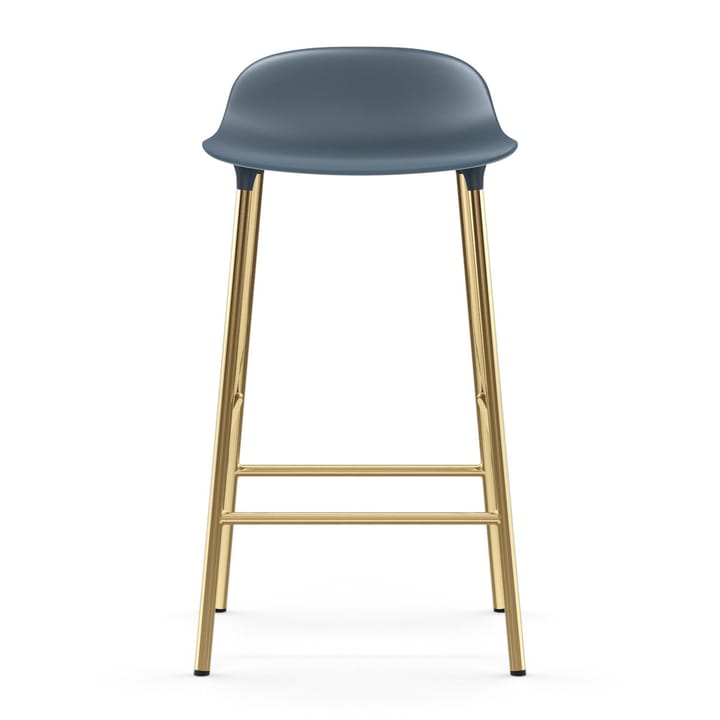 Form バースツール ブロンズレッグ 65 cm, Blue Normann Copenhagen | ノーマンコペンハーゲン