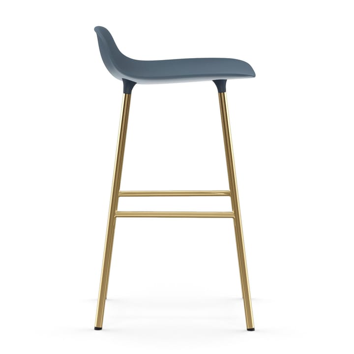 Form バースツール ブロンズレッグ 65 cm, Blue Normann Copenhagen | ノーマンコペンハーゲン