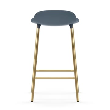 Form バースツール ブロンズレッグ 65 cm - Blue - Normann Copenhagen | ノーマンコペンハーゲン