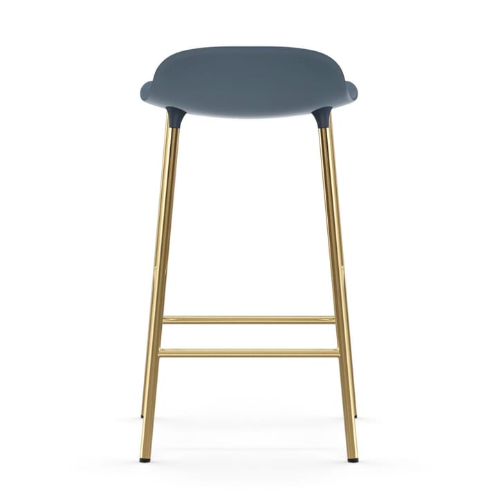 Form バースツール ブロンズレッグ 65 cm, Blue Normann Copenhagen | ノーマンコペンハーゲン