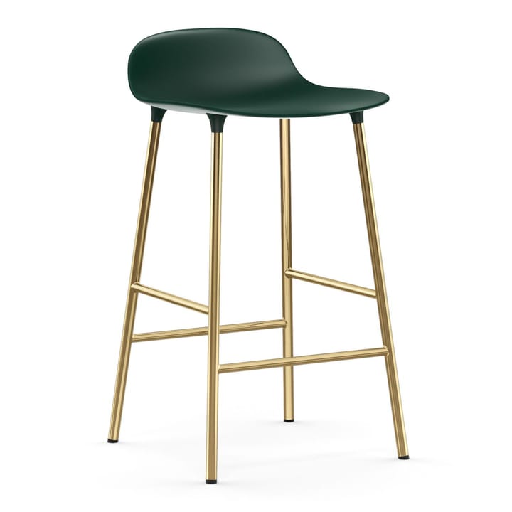 Form バースツール ブロンズレッグ 65 cm - Green - Normann Copenhagen | ノーマンコペンハーゲン