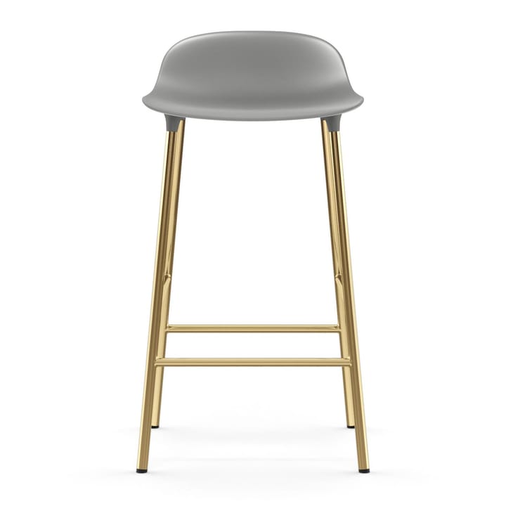 Form バースツール ブロンズレッグ 65 cm, Grey Normann Copenhagen | ノーマンコペンハーゲン