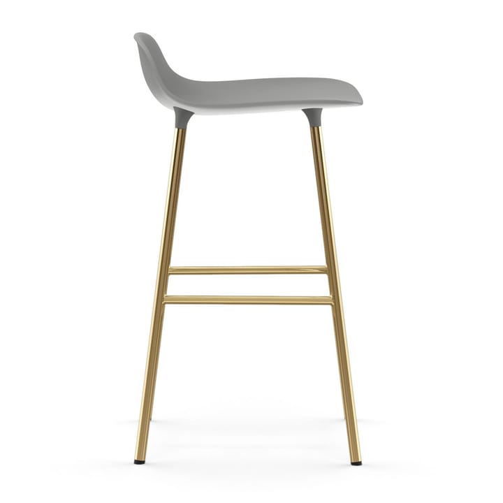 Form バースツール ブロンズレッグ 65 cm, Grey Normann Copenhagen | ノーマンコペンハーゲン