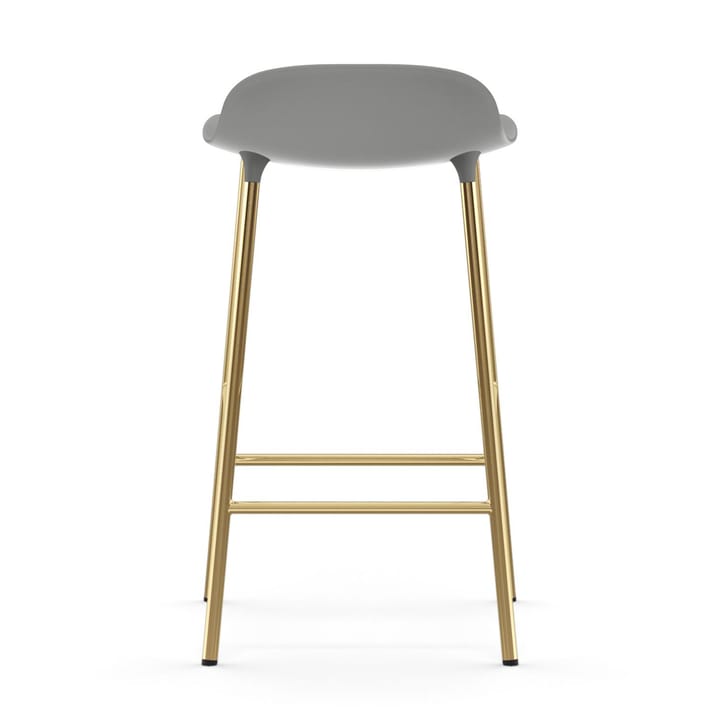 Form バースツール ブロンズレッグ 65 cm, Grey Normann Copenhagen | ノーマンコペンハーゲン