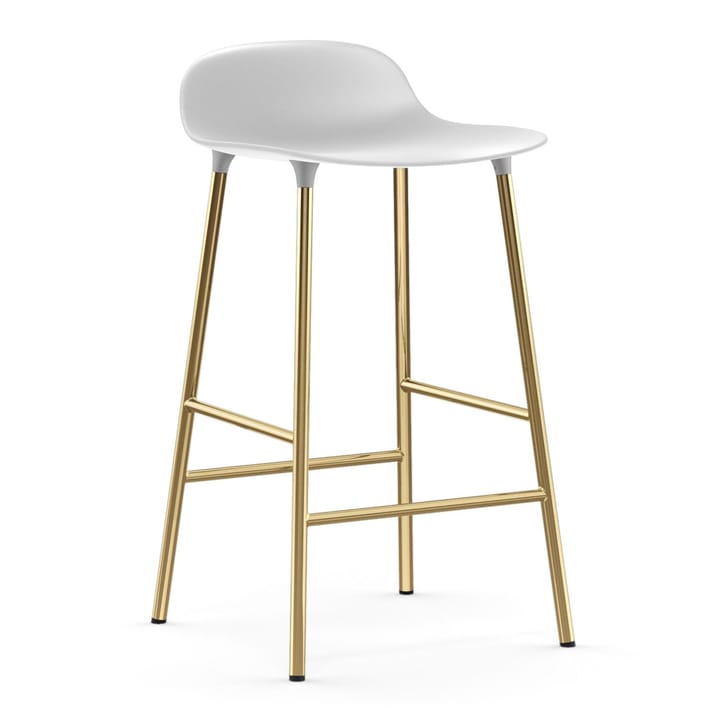 Form バースツール ブロンズレッグ 65 cm - White - Normann Copenhagen | ノーマンコペンハーゲン
