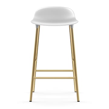 Form バースツール ブロンズレッグ 65 cm - White - Normann Copenhagen | ノーマンコペンハーゲン